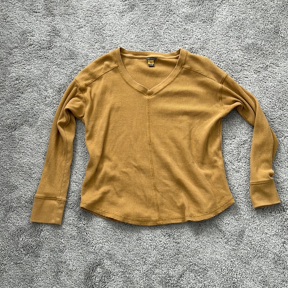 Eddie Bauer waffle knit shirt